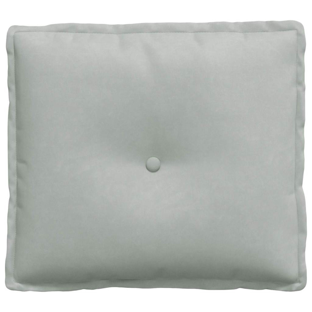 Produktbild för Ryggkudde Ljusgrå 50 x 45 cm Kordread tyg