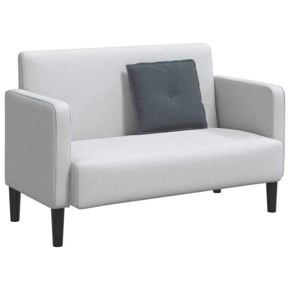 Produktbild för Ryggkudde Mörkgrå 50 x 45 cm Kordread tyg