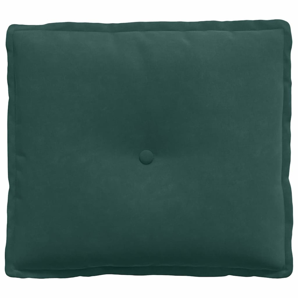 Produktbild för Ryggkudde Mörkgrön 50 x 45 cm Kordread tyg