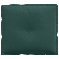 Produktbild för Ryggkudde Mörkgrön 50 x 45 cm Kordread tyg