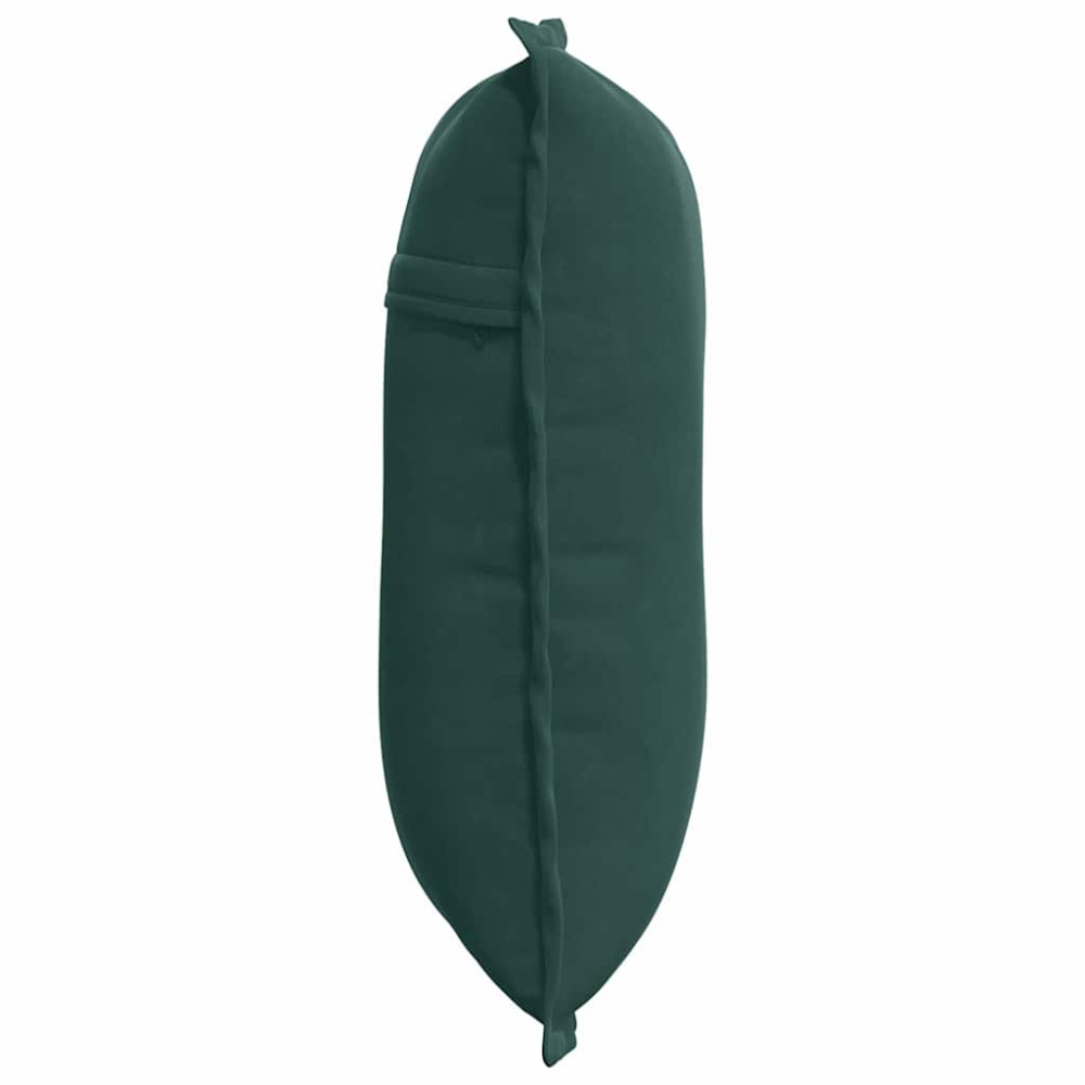Produktbild för Ryggkudde Mörkgrön 50 x 45 cm Kordread tyg