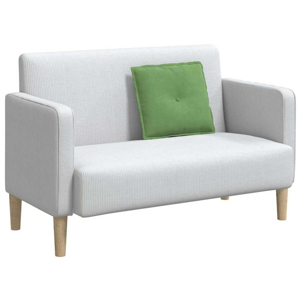Produktbild för Ryggkudde Ljusgrön 50 x 45 cm Kordread tyg