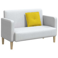 Produktbild för Ryggkudde Gul 50 x 45 cm Kordread tyg
