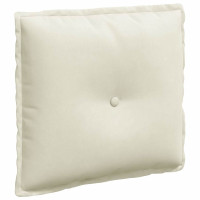 Produktbild för Ryggkudde Kräm 50 x 45 cm Kordread tyg