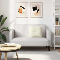 Produktbild för Ryggkudde Kräm 50 x 45 cm Kordread tyg