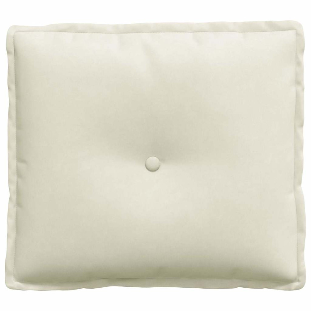 Produktbild för Ryggkudde Kräm 50 x 45 cm Kordread tyg