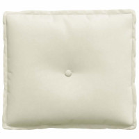 Produktbild för Ryggkudde Kräm 50 x 45 cm Kordread tyg
