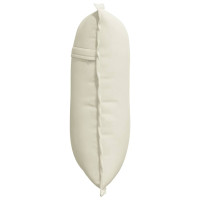 Produktbild för Ryggkudde Kräm 50 x 45 cm Kordread tyg