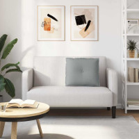 Produktbild för Ryggkudde Ljusgrå 60 x 19 x 50 cm tyg