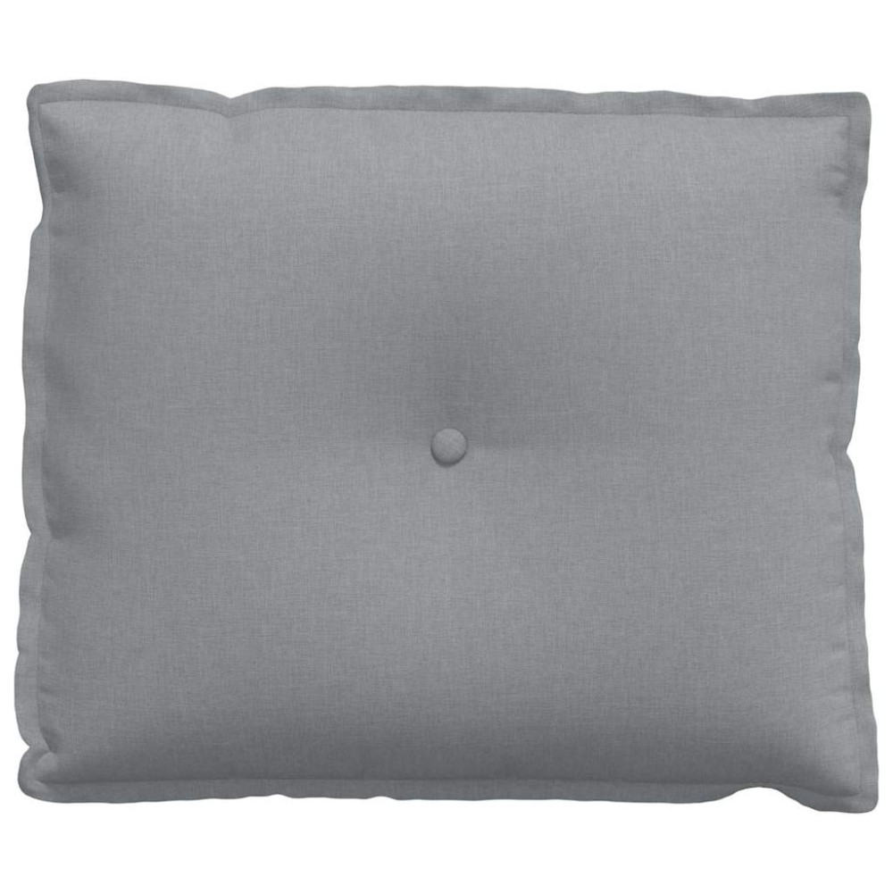 Produktbild för Ryggkudde Ljusgrå 60 x 19 x 50 cm tyg