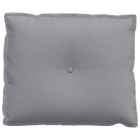Produktbild för Ryggkudde Ljusgrå 60 x 19 x 50 cm tyg