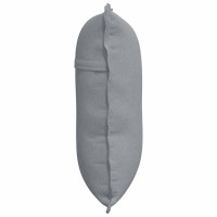 Produktbild för Ryggkudde Ljusgrå 60 x 19 x 50 cm tyg