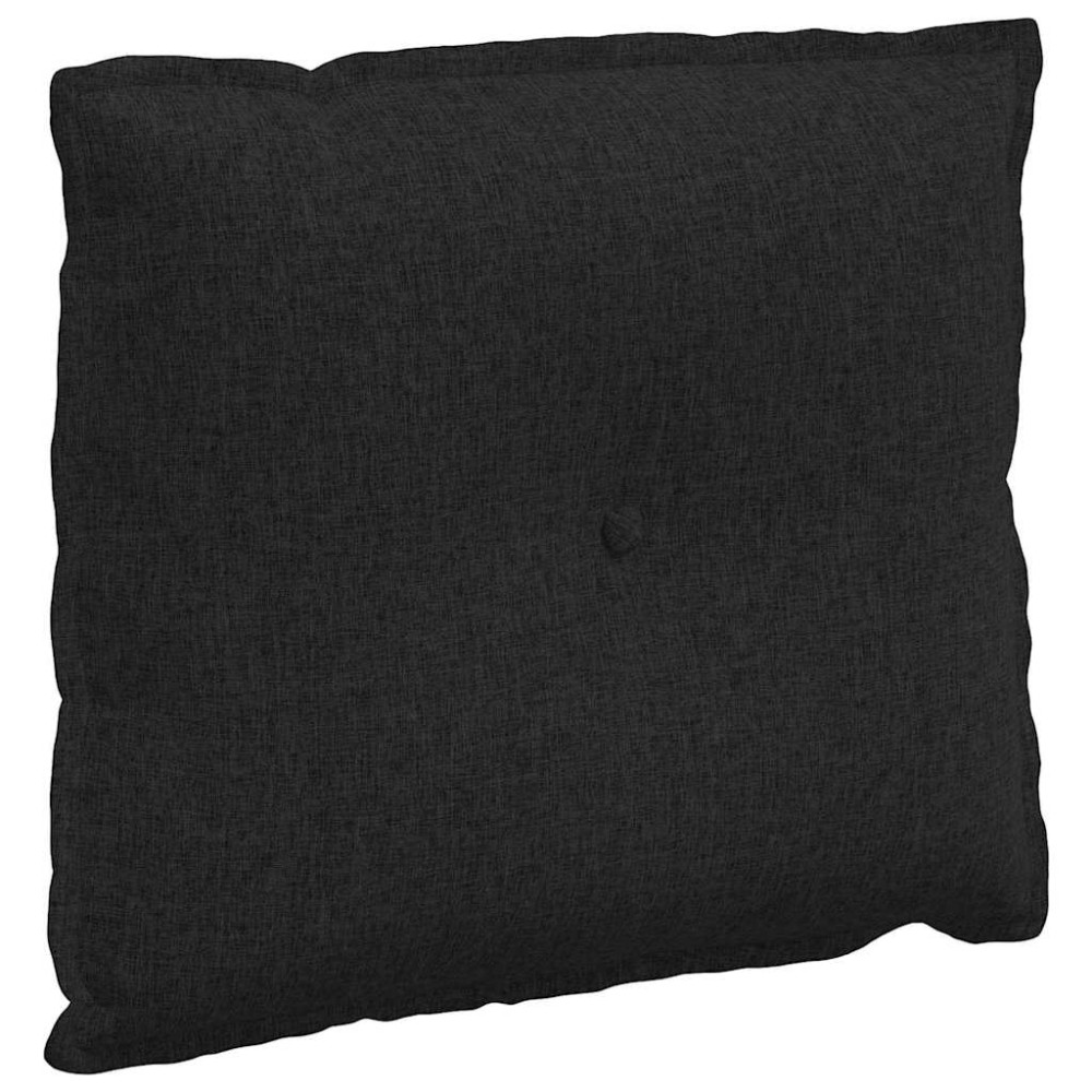 Produktbild för Ryggkudde Svart 60 x 19 x 50 cm tyg