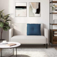 Produktbild för Ryggkudde Blå 60 x 19 x 50 cm tyg