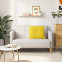 Produktbild för Ryggkudde Ljusgul 60 x 19 x 50 cm tyg