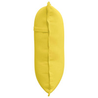 Produktbild för Ryggkudde Ljusgul 60 x 19 x 50 cm tyg