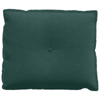 Produktbild för Ryggkudde Mörkgrön 60 x 50 cm Kordread tyg