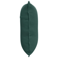Produktbild för Ryggkudde Mörkgrön 60 x 50 cm Kordread tyg