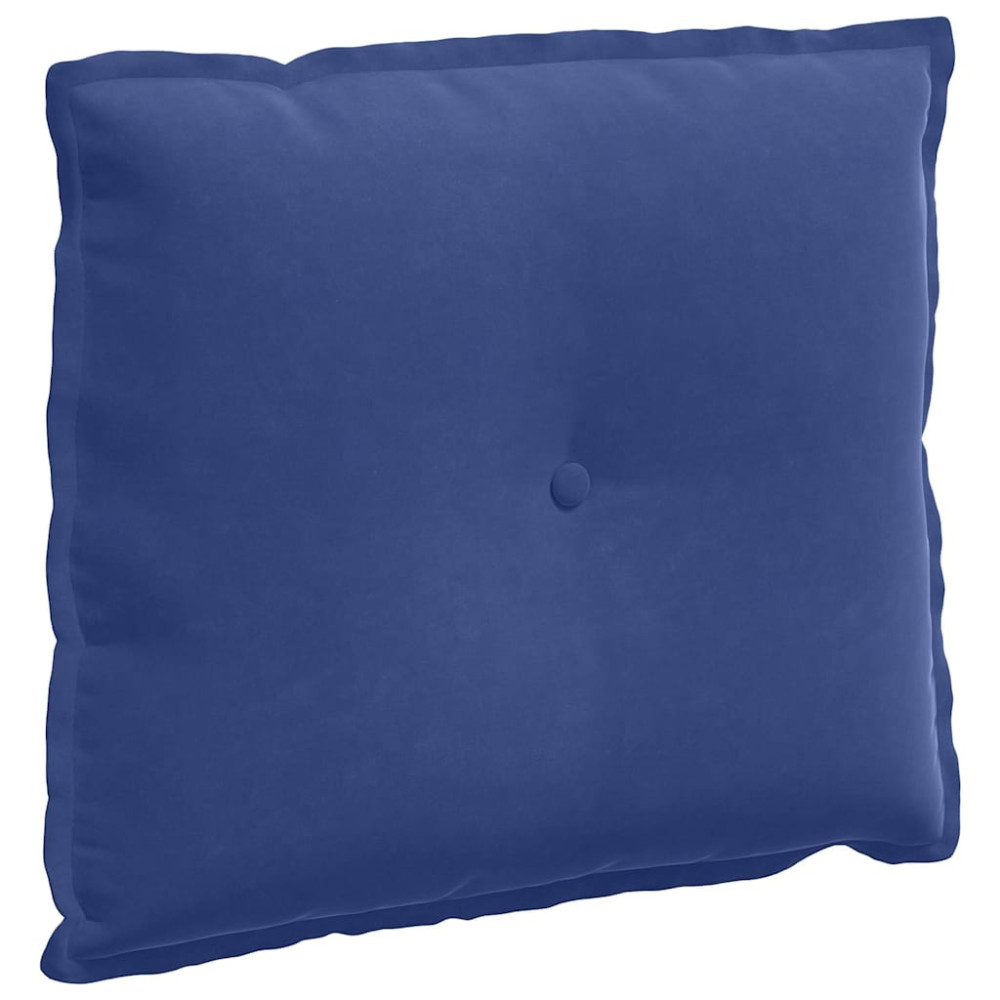 Produktbild för Ryggkudde Polisblå 60 x 50 cm Kordread tyg