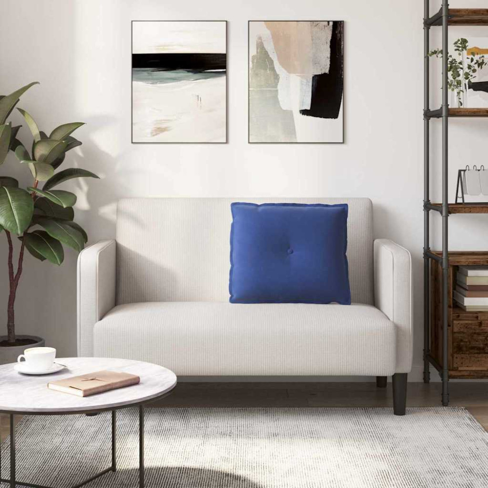 Produktbild för Ryggkudde Polisblå 60 x 50 cm Kordread tyg