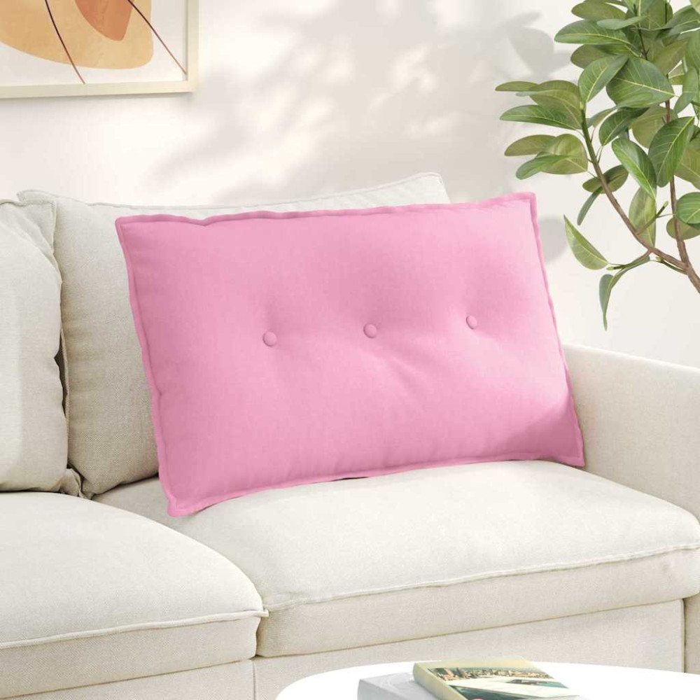 Produktbild för Ryggkudde Rosa 80 x 19 x 50 cm tyg