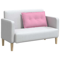 Produktbild för Ryggkudde Rosa 80 x 19 x 50 cm tyg