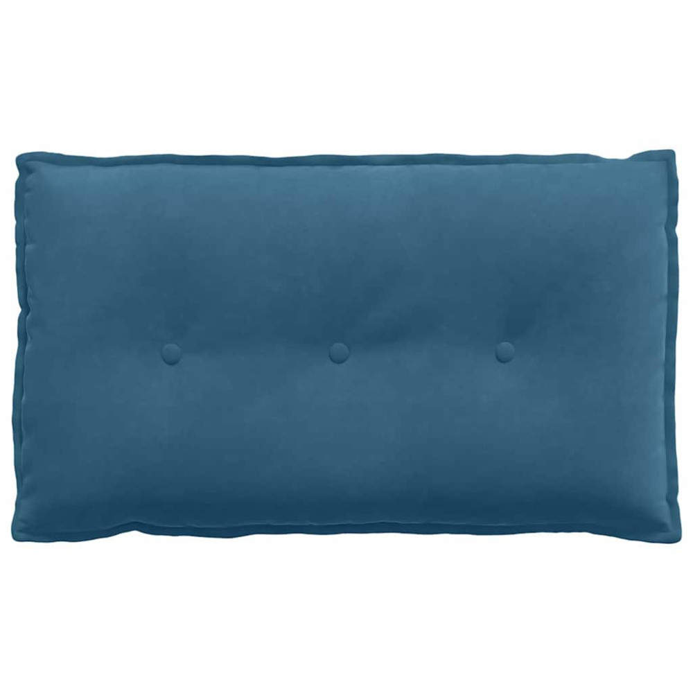Produktbild för Ryggkudde Blå 80 x 50 cm Kordread tyg