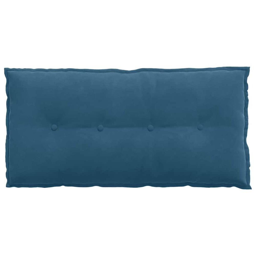 Produktbild för Ryggkudde Blå 100 x 50 cm Kordread tyg