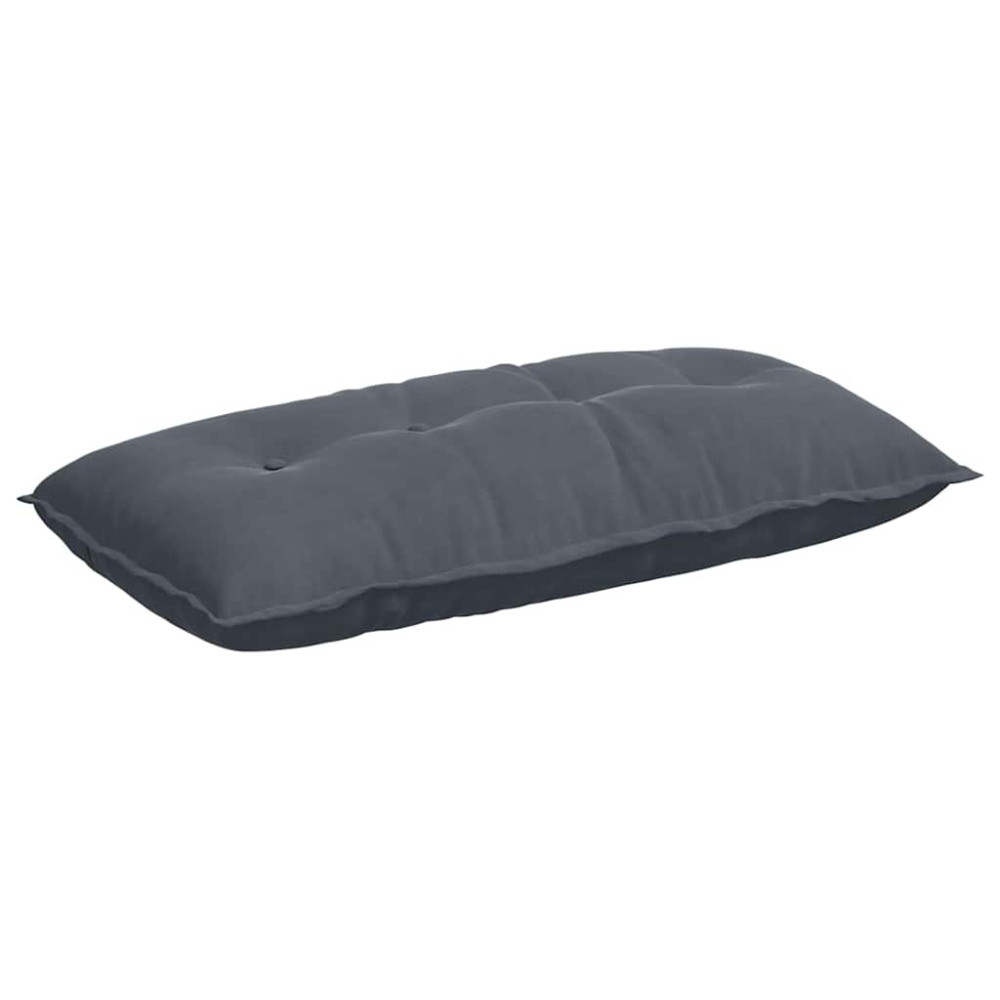 Produktbild för Ryggkudde Mörkgrå 100 x 50 cm Kordread tyg