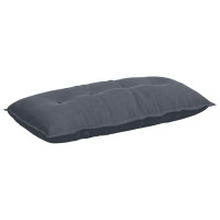 Produktbild för Ryggkudde Mörkgrå 100 x 50 cm Kordread tyg
