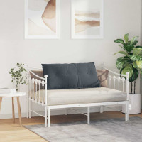 Produktbild för Ryggkudde Mörkgrå 100 x 50 cm Kordread tyg