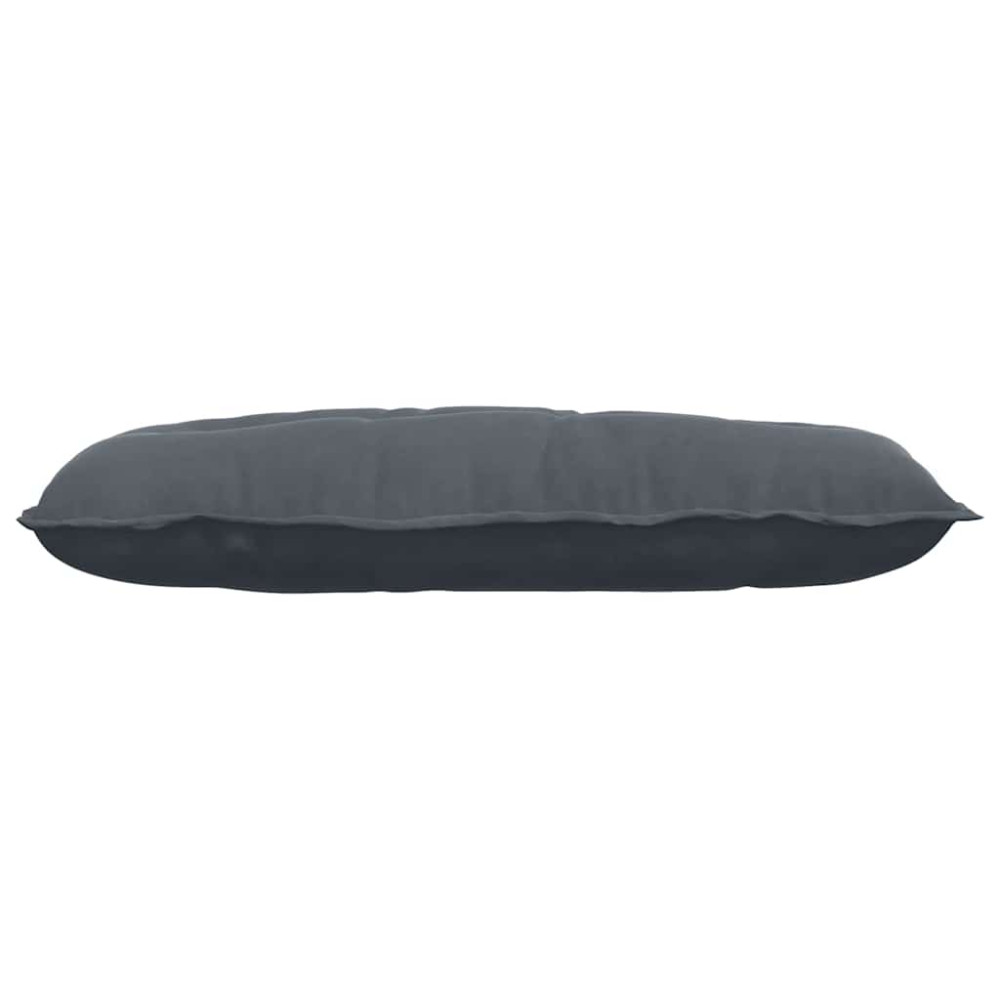 Produktbild för Ryggkudde Mörkgrå 100 x 50 cm Kordread tyg