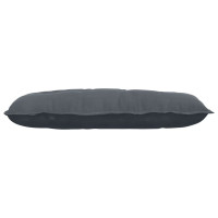 Produktbild för Ryggkudde Mörkgrå 100 x 50 cm Kordread tyg