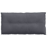 Produktbild för Ryggkudde Mörkgrå 100 x 50 cm Kordread tyg