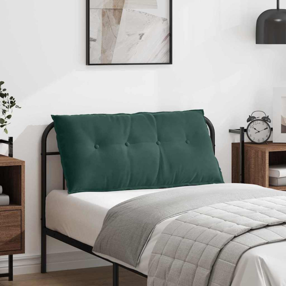 Produktbild för Ryggkudde Mörkgrön 100 x 50 cm Kordread tyg