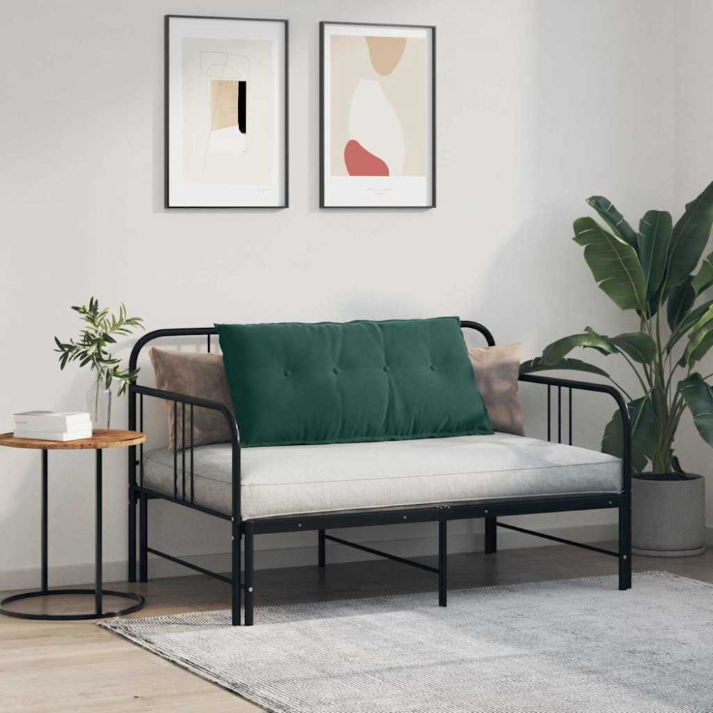 Produktbild för Ryggkudde Mörkgrön 100 x 50 cm Kordread tyg