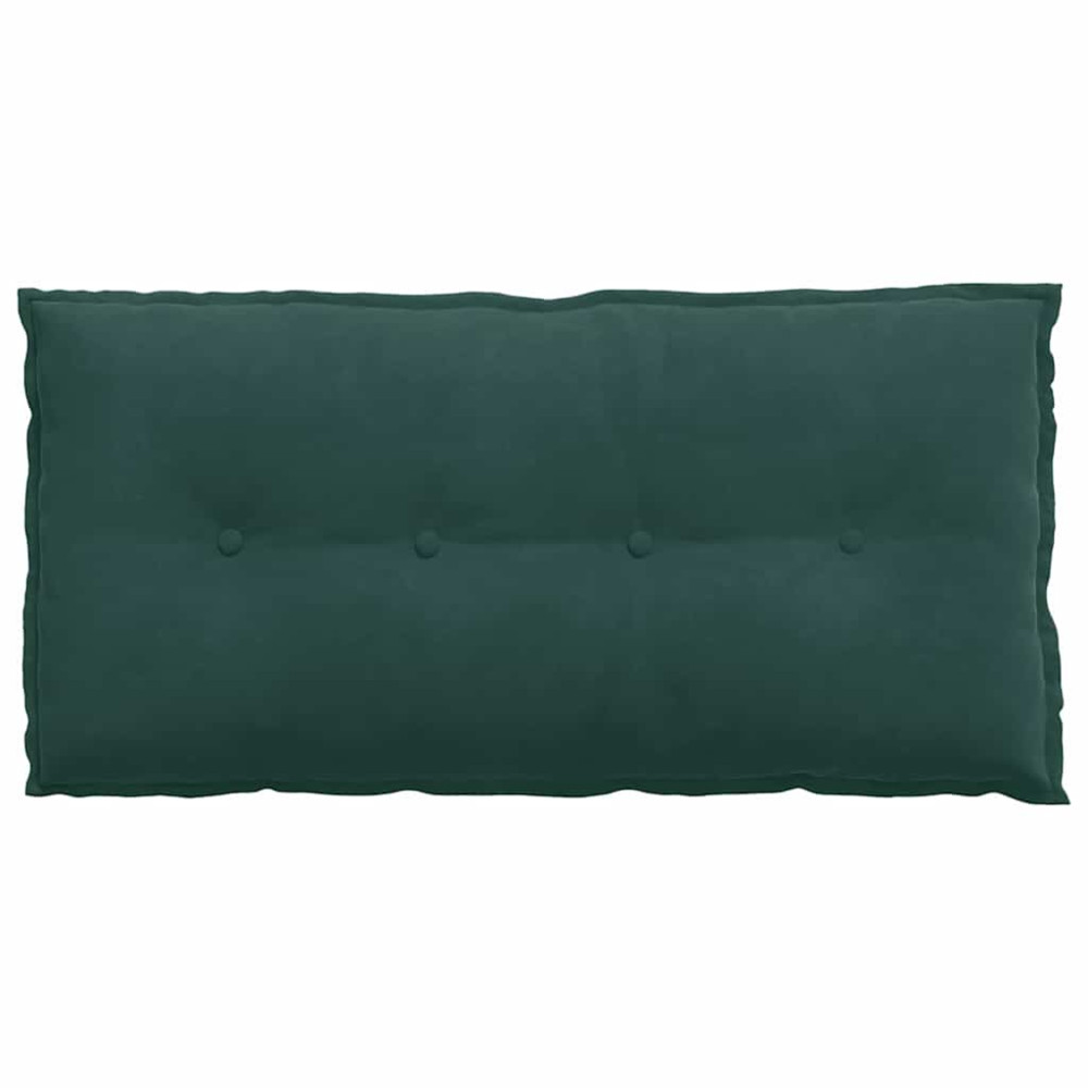 Produktbild för Ryggkudde Mörkgrön 100 x 50 cm Kordread tyg