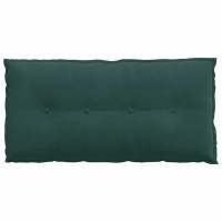 Produktbild för Ryggkudde Mörkgrön 100 x 50 cm Kordread tyg