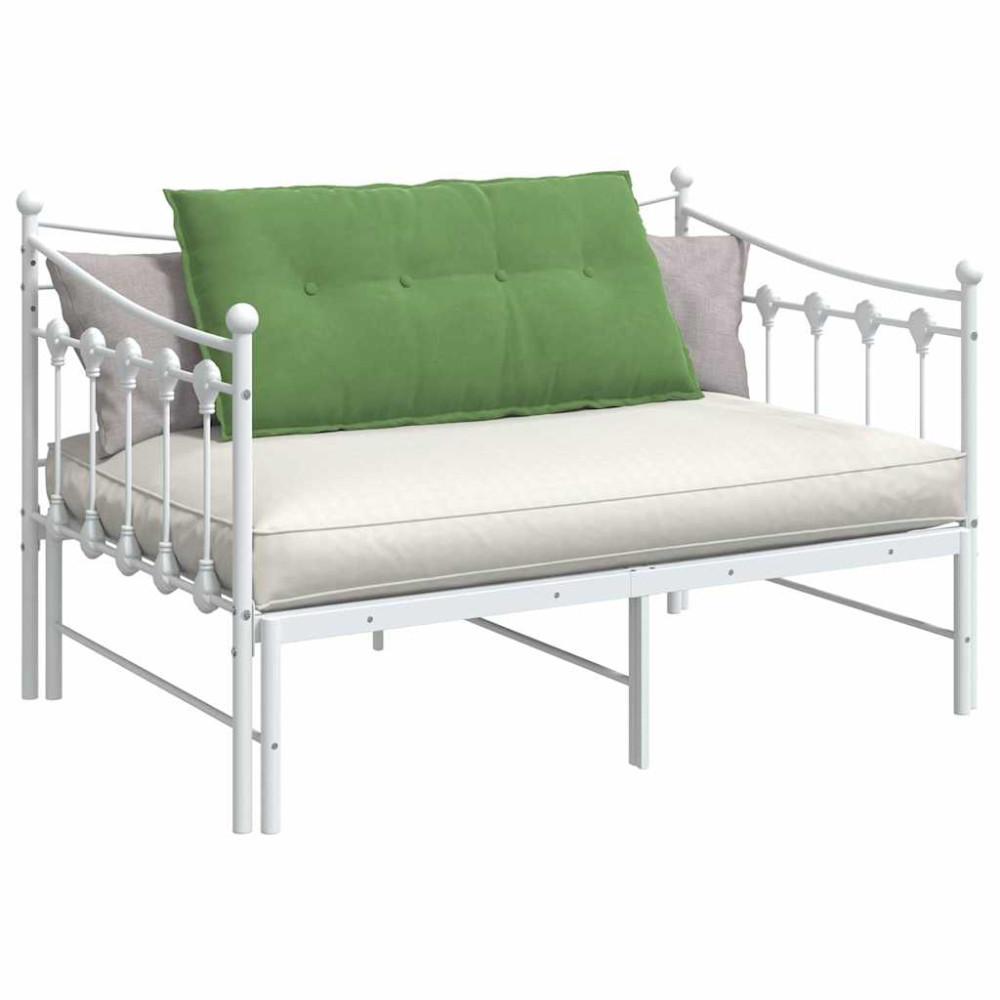 Produktbild för Ryggkudde Ljusgrön 100 x 50 cm Kordread tyg