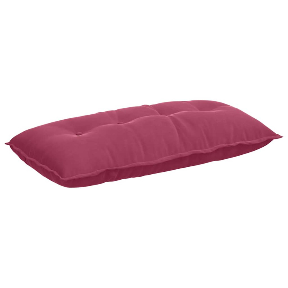 Produktbild för Ryggkudde Vinröd 100 x 50 cm Kordread tyg
