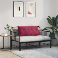 Produktbild för Ryggkudde Vinröd 100 x 50 cm Kordread tyg