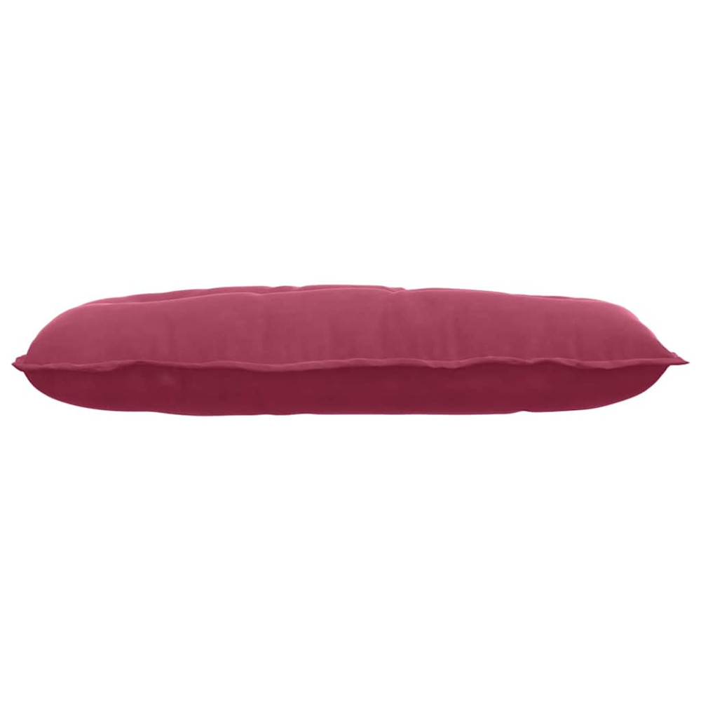 Produktbild för Ryggkudde Vinröd 100 x 50 cm Kordread tyg