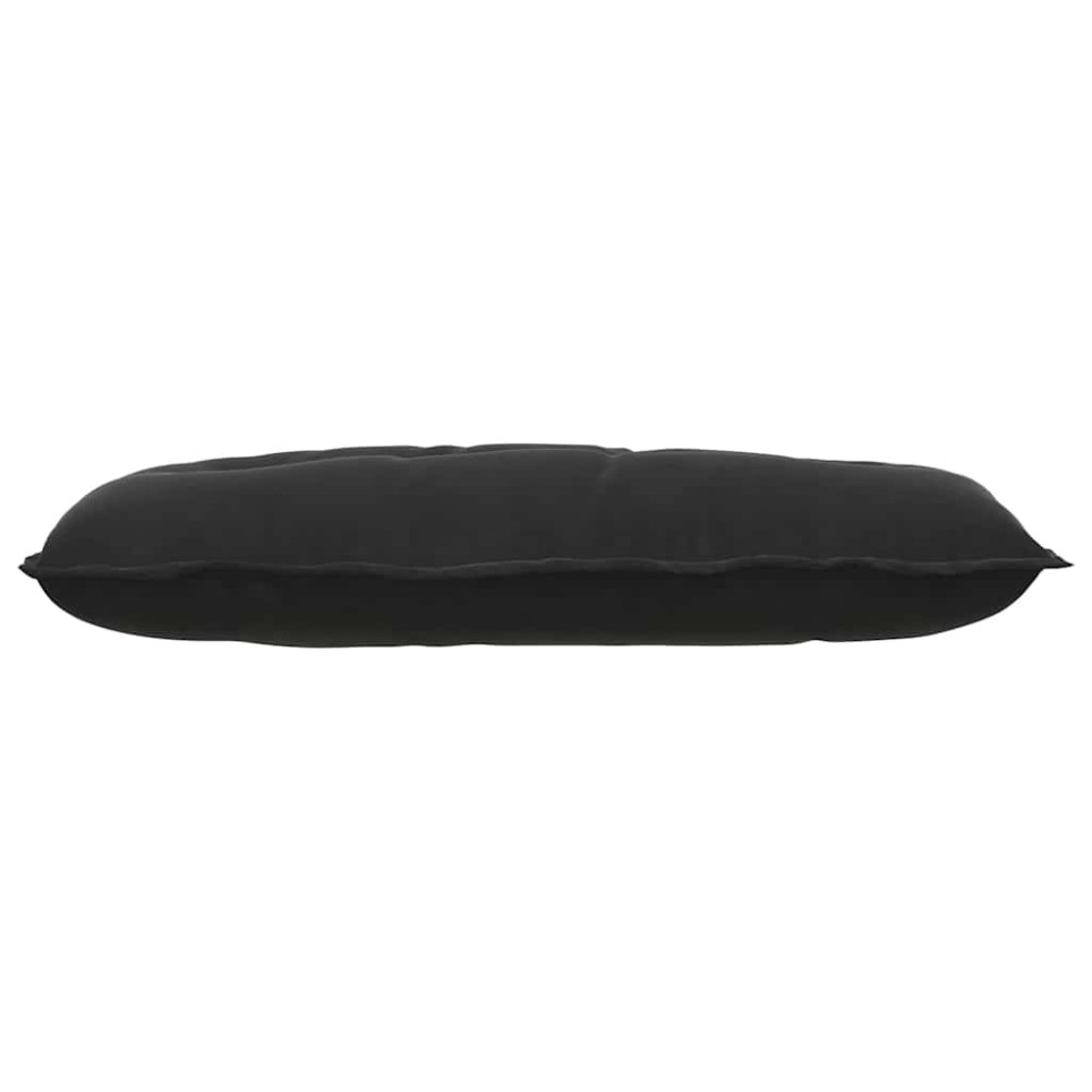 Produktbild för Ryggkudde Svart 100 x 50 cm Kordread tyg