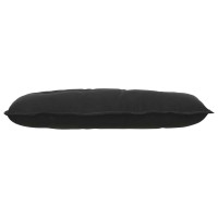 Produktbild för Ryggkudde Svart 100 x 50 cm Kordread tyg