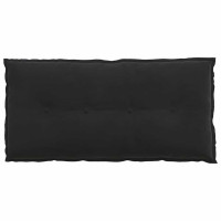 Produktbild för Ryggkudde Svart 100 x 50 cm Kordread tyg