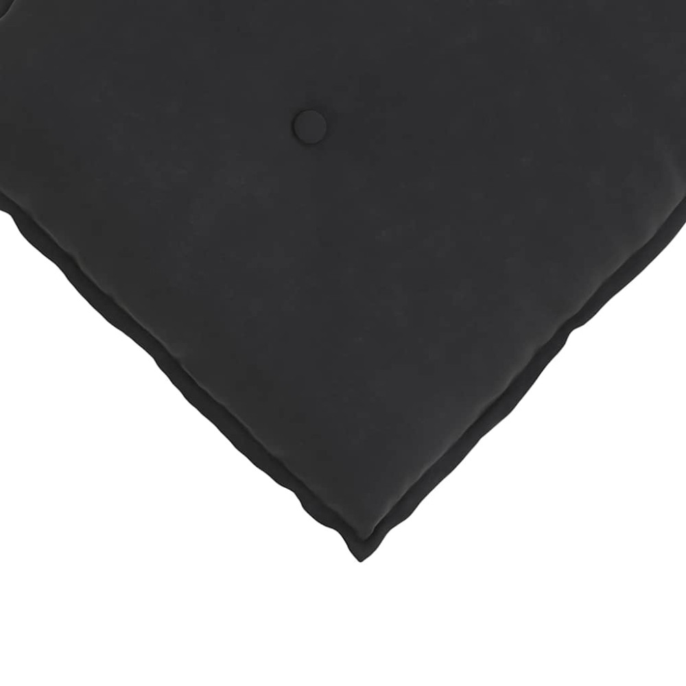 Produktbild för Ryggkudde Svart 100 x 50 cm Kordread tyg