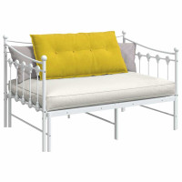 Produktbild för Ryggkudde Gul 100 x 50 cm Kordread tyg
