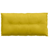 Produktbild för Ryggkudde Gul 100 x 50 cm Kordread tyg