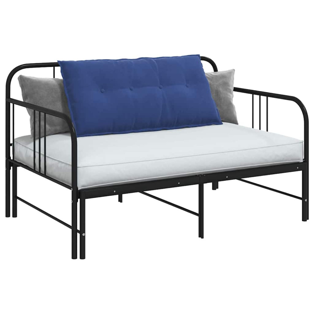 Produktbild för Ryggkudde Polisblå 100 x 50 cm Kordread tyg