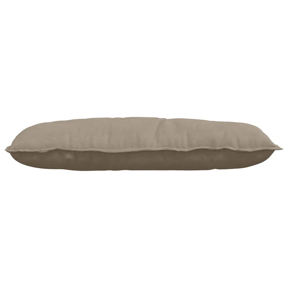 Produktbild för Ryggkudde Taupe 100 x 50 cm Mikrofiber Tyg